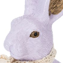 Prodotto Coniglietto pasquale decorativo con fiocco per un'elegante decorazione pasquale in casa, 27 cm