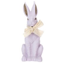 Prodotto Coniglietto pasquale decorativo con fiocco per un'elegante decorazione pasquale in casa, 27 cm