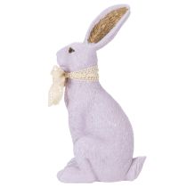 Prodotto Coniglietto pasquale decorativo con fiocco per un'elegante decorazione pasquale in casa, 27 cm