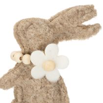 Prodotto Figura decorativa a forma di coniglietto pasquale per decorazioni primaverili e accenti stagionali, 42 cm, 8 pezzi
