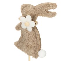 Prodotto Figura decorativa a forma di coniglietto pasquale per decorazioni primaverili e accenti stagionali, 42 cm, 8 pezzi