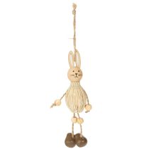 Prodotto Decorazione coniglietto pasquale, ornamenti da appendere per decorazioni pasquali festive, 12 cm, 4 pezzi