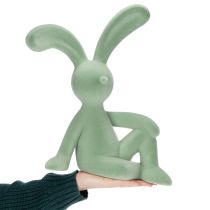 Prodotto Statuina decorativa a forma di coniglio, graziosa statuetta per un'atmosfera primaverile in ogni stanza, 38 cm