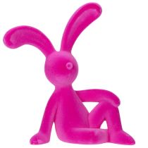 Prodotto Figura di coniglio seduto per soggiorno Decorazione pasquale moderna, 38 cm