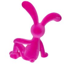 Prodotto Figura di coniglio seduto per soggiorno Decorazione pasquale moderna, 38 cm