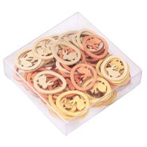 Prodotto Coniglietto nell'uovo Decorazione pasquale per lavoretti Decorazione sparsa Legno 4cm 72 pezzi