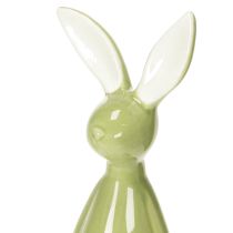 Prodotto Mensola decorativa in ceramica a forma di coniglietto pasquale per un'atmosfera allegra, 22 cm, 2 pezzi