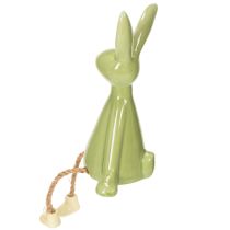 Prodotto Mensola decorativa in ceramica a forma di coniglietto pasquale per un'atmosfera allegra, 22 cm, 2 pezzi