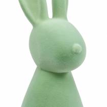 Coniglietto di decorazione di Pasqua 47cm verde floccato figura di decorazione di coniglietto di Pasqua Pasqua