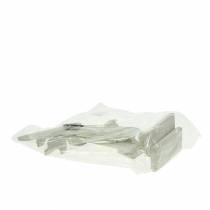 Prodotto Coniglio con attrezzi da giardino in legno bianco H28/30,5cm set di 2