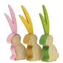 Prodotto Orecchio lungo coniglio Figura da decorare 15 cm 6 pezzi