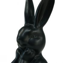Prodotto Busto di coniglio pensante coniglio nero 7×6×15 cm