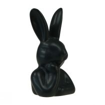 Prodotto Busto di coniglio piccolo pensieroso nero 6×4×10,5 cm