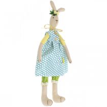 Coniglietto farcito per Pasqua, coniglietto pasquale con vestiti, coniglietta H43cm