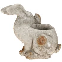 Prodotto Vaso decorativo in cemento Rabbit grigio antico 33,5x17x29,5cm