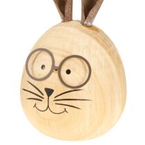 Prodotto Figura decorativa a forma di uovo di coniglio con personaggio per decorazioni primaverili e stagionali, 14 cm, 3 pezzi