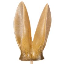 Prodotto Paletto da giardino a forma di orecchie di coniglio, statuetta di animali primaverili per decorazioni da giardino e pasquali, 29 cm, 4 pezzi