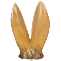 Prodotto Paletto da giardino a forma di orecchie di coniglio, statuetta di animali primaverili per decorazioni da giardino e pasquali, 29 cm, 4 pezzi