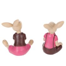 Prodotto Figurine di coniglietti pasquali Decorazione da tavola per Pasqua e primavera 9 cm, 4 pezzi