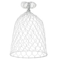 Prodotto Campanello vintage in filo metallico per decorazioni da tavola in stile rustico, 23 cm