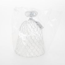 Prodotto Campanello vintage in filo metallico per decorazioni da tavola in stile rustico, 23 cm