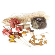 Prodotto Set di decorazioni autunnali riccio funghi drago – acquista scatola decorativa a buon mercato