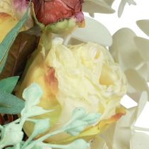 Prodotto Corona di porta eucalipto corona di eucalipto artificiale sbiancato Ø50cm