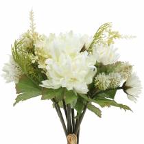 Crisantemo Bouquet Mix bianco 35 cm