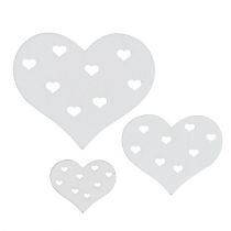 Prodotto Heart Mix White 3.3cm - 7cm 54pcs