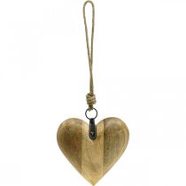 Prodotto Cuore in legno, cuore decorativo da appendere, decorazione cuore H19cm