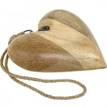 Prodotto Cuore in legno, cuore decorativo da appendere, decorazione cuore H19cm