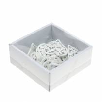 Prodotto Decorazione a dispersione cuore bianco 5 cm 40 pz