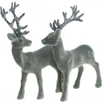Prodotto Deco cervo deco figura deco renna antracite H20cm 2 pezzi
