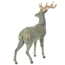 Prodotto Statuetta di cervo, decorativa, in piedi, dettagliata, 43 cm