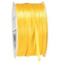 Prodotto Nastro regalo di alta qualità in raso giallo 3 mm × 50 m