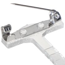 Prodotto Spille da matrimonio trasparenti/argento 5 cm 50 pezzi