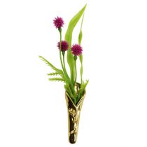 Prodotto Spilla da sposa con magnete oro 5 cm