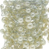 Decorazioni per matrimoni, filo di perle decorative, ghirlanda con perle, filo decorativo 2,5 m 2 pezzi