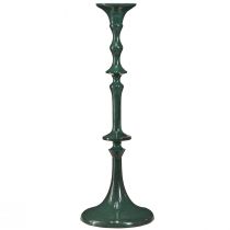 Prodotto Candeliere alto in metallo aspetto ceramica verde H38 cm