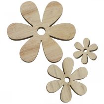 Fiori in legno decorazione sparsa fiori decorativi legno Ø2,5–6,5cm 29pz
