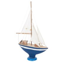 Prodotto Decorazione a forma di barca a vela per un carattere unico e un fascino marittimo in casa 54 cm