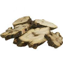 Dischi di legno decorazione a dispersione di legno di radice deco legno 3-8 cm 500 g