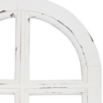 Prodotto Decorazione in legno cornice per finestra decorativa shabby chic legno bianco 29,5×48 cm