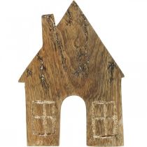 Prodotto Decorazione per la casa in legno Casa di Natale decorazione per la casa in legno supporto in legno H15cm