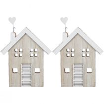 Prodotto Supporto da tavolo decorativo per casa in legno in legno 20 cm 2 pz