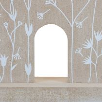 Prodotto Supporto da tavolo decorativo per casa in legno in legno 28,5 cm