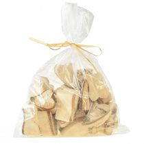 Prodotto Cuori di legno con corteccia di betulla Cuori di betulla 3–4 cm 30 pz