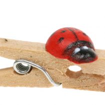 Prodotto Clip decorative in legno coccinelle 2,5 cm 180 pz