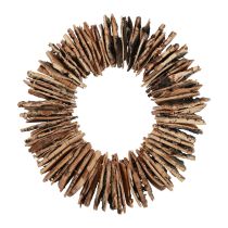 Ghirlanda in legno corteccia di betulla ghirlanda naturale ghirlanda decorativa naturale Ø30cm