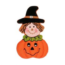 Zucca in legno per incollaggio 3,5 cm Arancione 18 pezzi